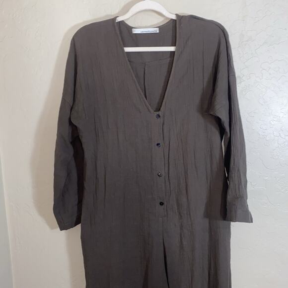 Stillwater 100% cotton button front jumpsuit - Picture 2 of 10
